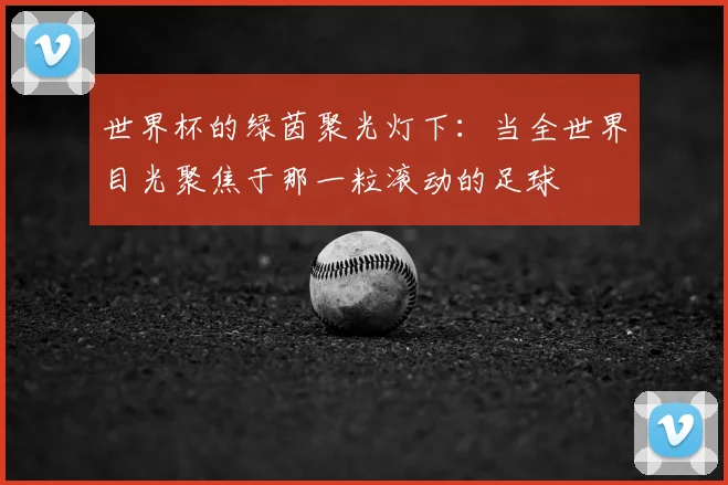 世界杯的绿茵聚光灯下：当全世界目光聚焦于那一粒滚动的足球